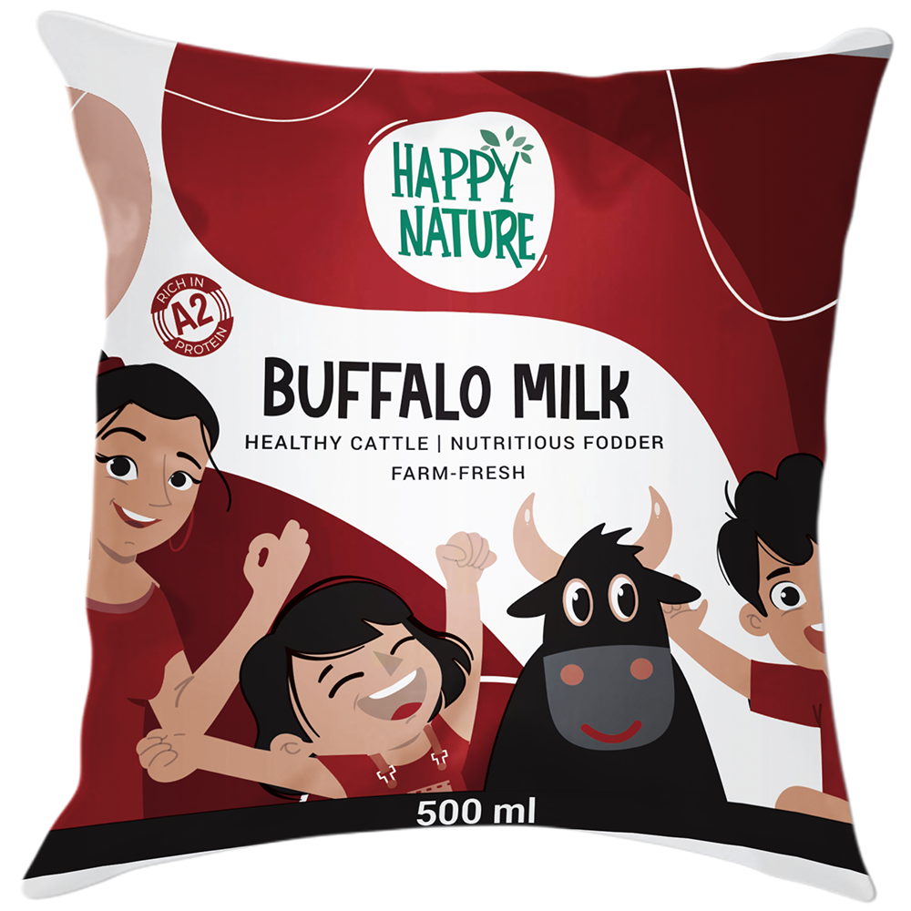 Fresh A2 Buffalo Milk (500 ML)