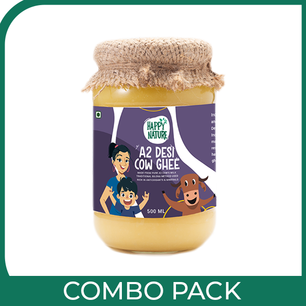 HN 2 X A2 Desi Cow Ghee (Combo Pack) (2*500 ml)