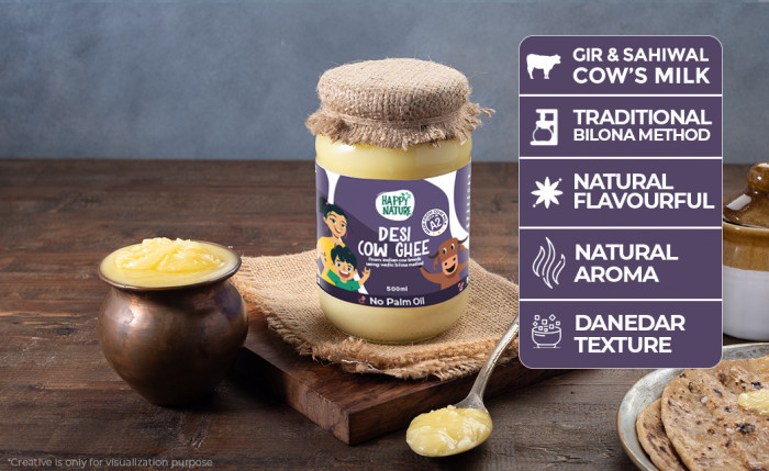 HN 2 X A2 Desi Cow Ghee (Combo Pack)