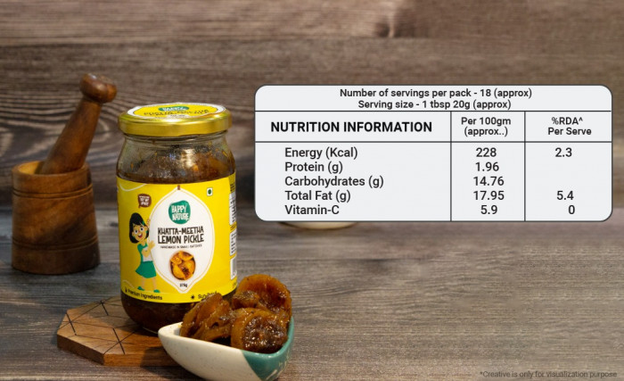 Khatta-Meetha Lemon Pickle
