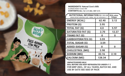HN Free-Range Cow Milk
