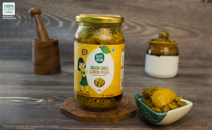 Grandma's Green Chilli Lemon Pickle