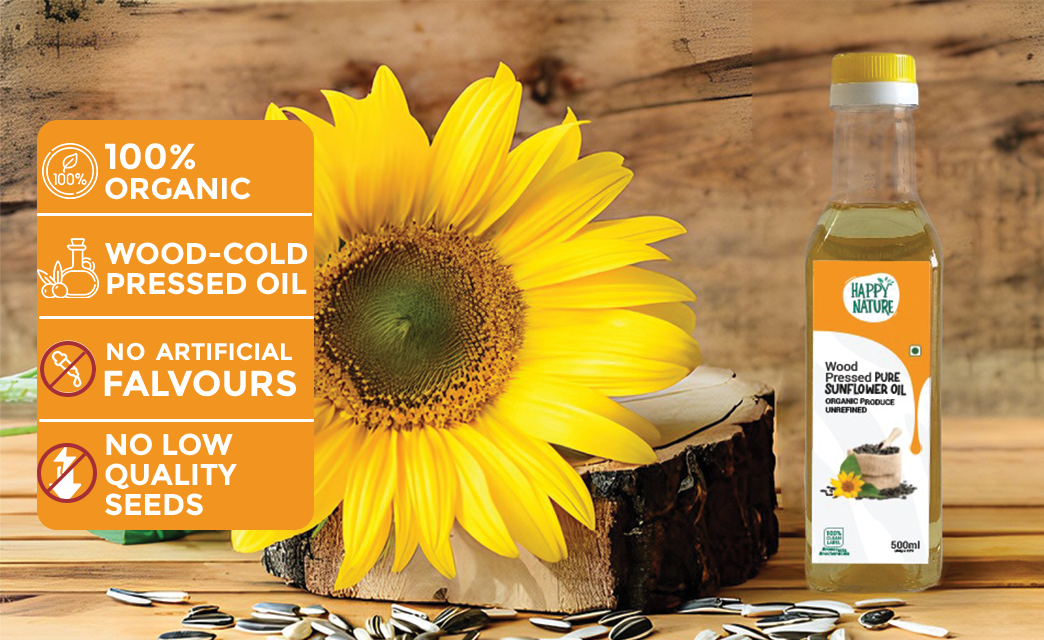 Wood-Pressed Sunflower Oil