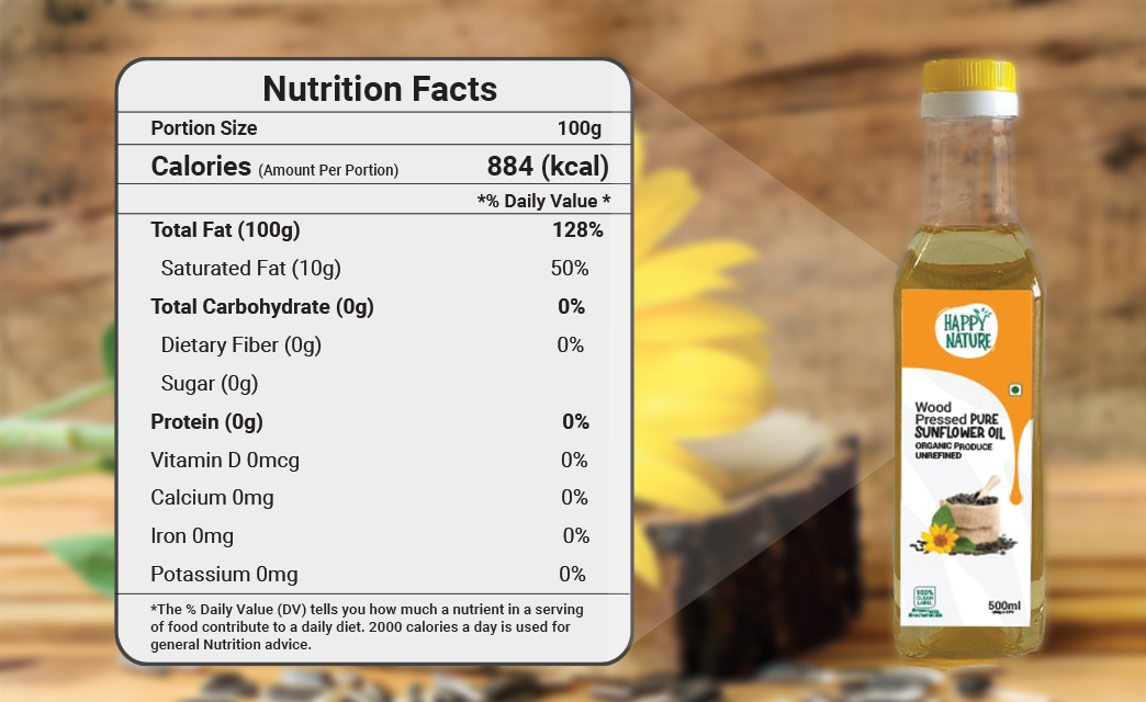 Wood-Pressed Sunflower Oil
