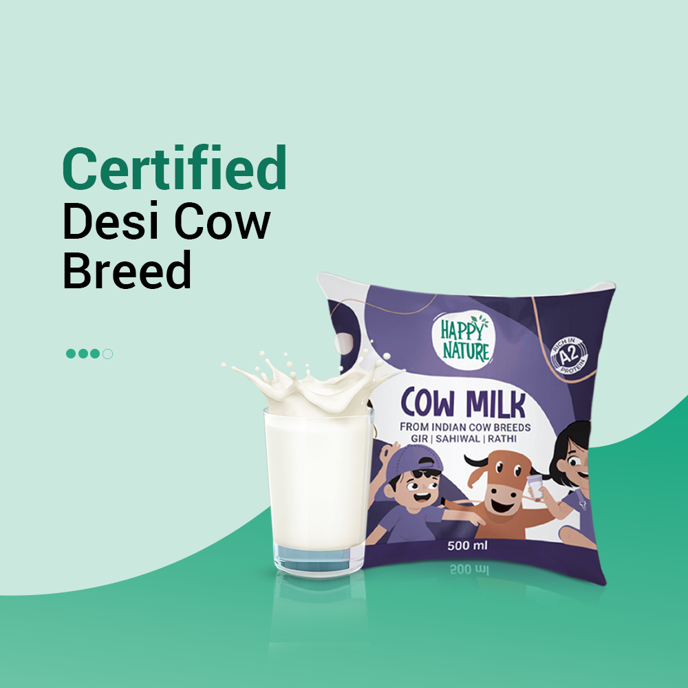 A2 Desi Cow Milk Pouch - Certified (Test2)