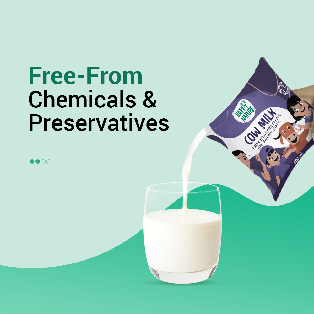 A2 Desi Cow Milk Pouch - Certified (Test2)